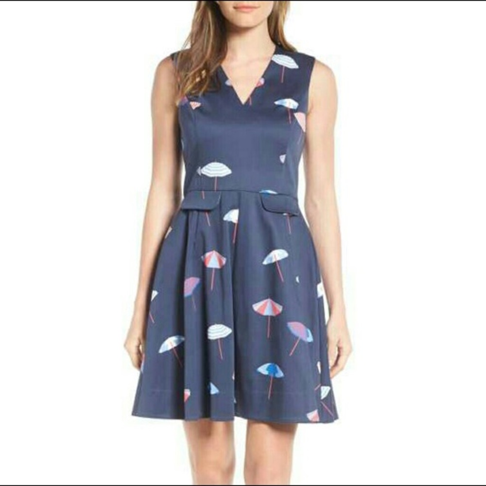 Draper James beach umbrella circle dress